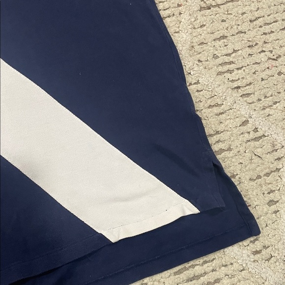 Polo by Ralph Lauren Dark Blue Polo with White and Gold Accents size medium - Picture 7 of 13